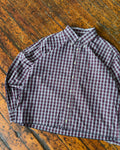 Vintage Tommy Hilfiger Plaid Single Pocket Reworked Cropped Button Up Size XL