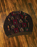 Vintage 90s Northern Isles Abstract Pattern Print Pullover Knit Sweater Size XL