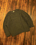 Vintage L.L. Bean Heavyweight Cable Knit Style Pullover Sweater Size XL