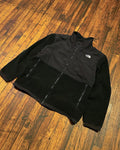 Vintage The North Face TNF Full Zip Black Denali Fleece Sweatshirt Size 2XL