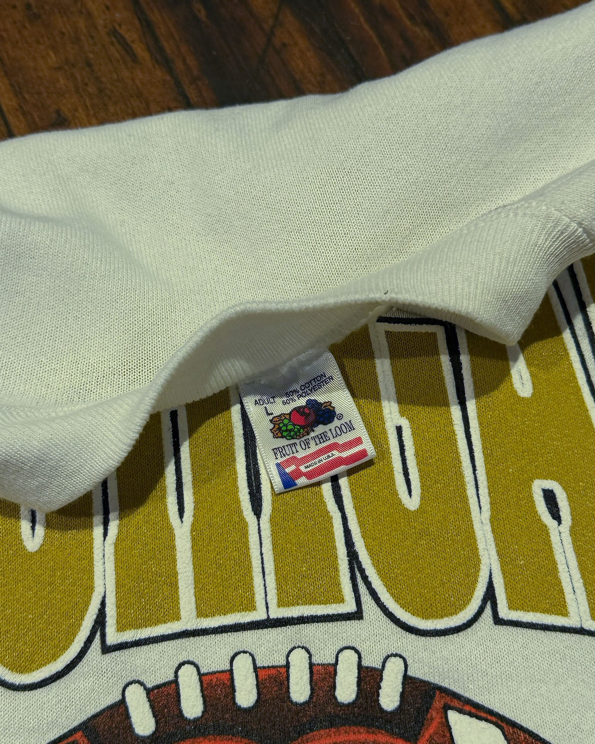 Vintage 90s Michigan Wolverines Football NCAA Collegiate Graphic Sweatshirt Size Large