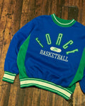 Vintage 90s Nike Air Force Embroidered Arc Spellout Sweatshirt Size Medium