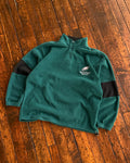 Vintage Philadelphia Eagles NFL Embroidered Logo 1/4 Fleece Sweatshirt Size Large