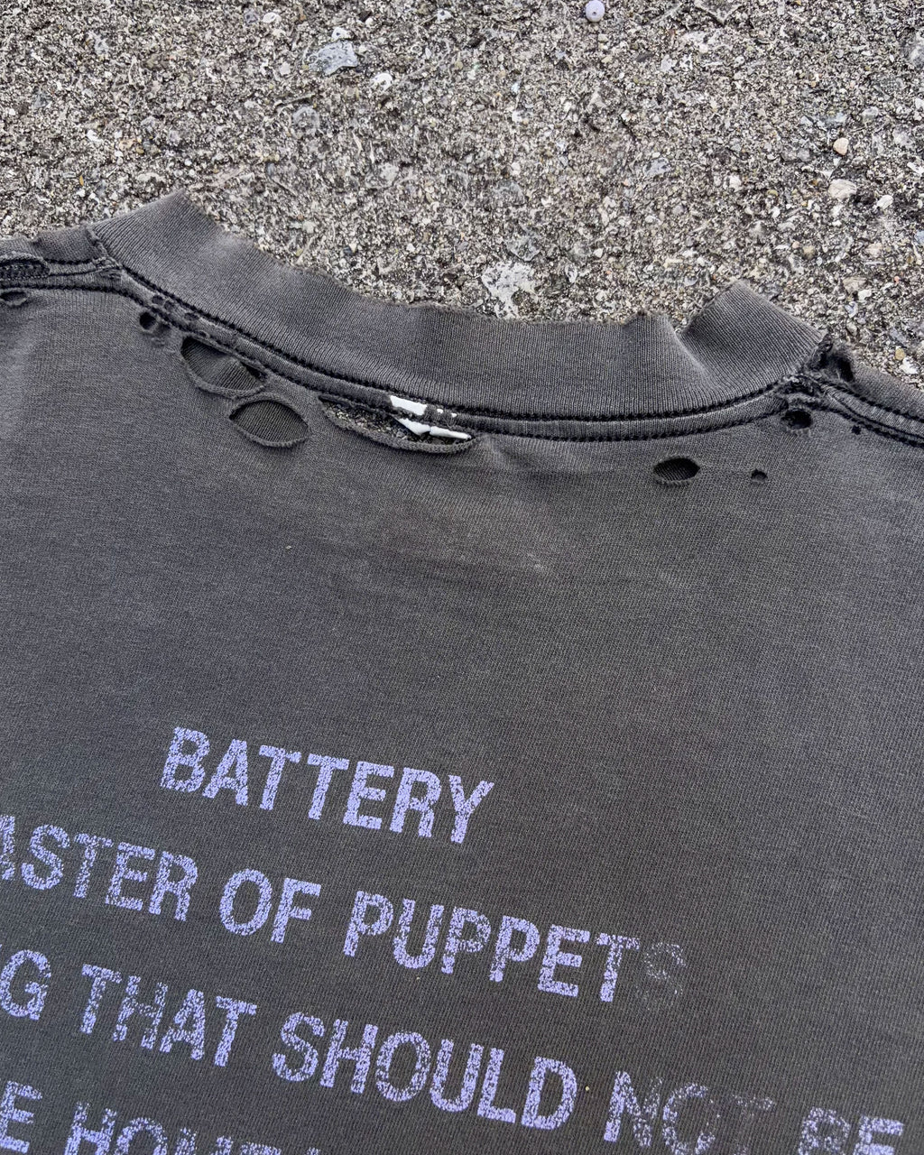 Vintage 1994 Metallica Master Of Puppets Rock Music Distressed Band T-Shirt Size Large