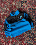 Vintage Youth Detroit Lions NFL Embroidered Logo 1/4 Zip Fleece Sweatshirt Size 2T