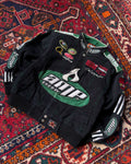 Vintage Youth Dale Earnhardt Jr Amp Racing Nascar Jeff Hamilton Race Jacket Size M 7-8
