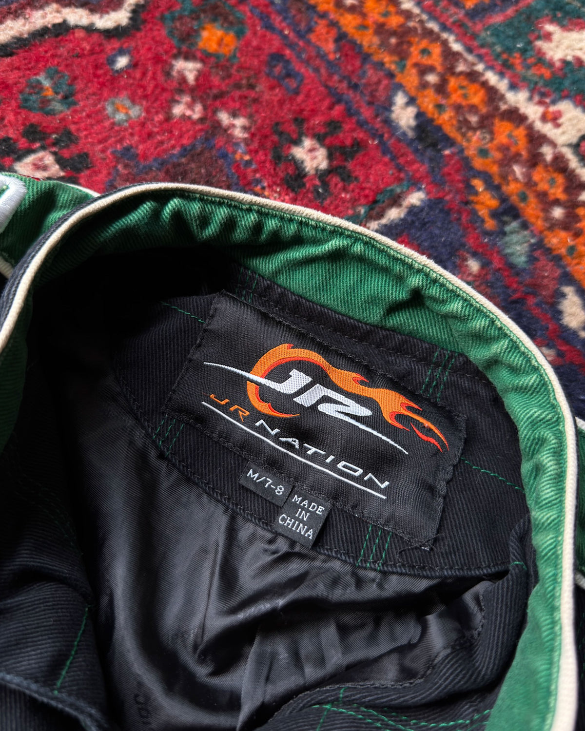 Vintage Youth Dale Earnhardt Jr Amp Racing Nascar Jeff Hamilton Race Jacket Size M 7-8