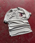 Vintage 1993 Looney Tunes Bugs Bunny Burbank Sluggers 1/4 Button Baseball Jersey Size L/XL