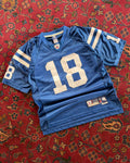 Vintage Peyton Manning #18 Indianapolis Colts NFL Reebok Football Jersey Size Medium