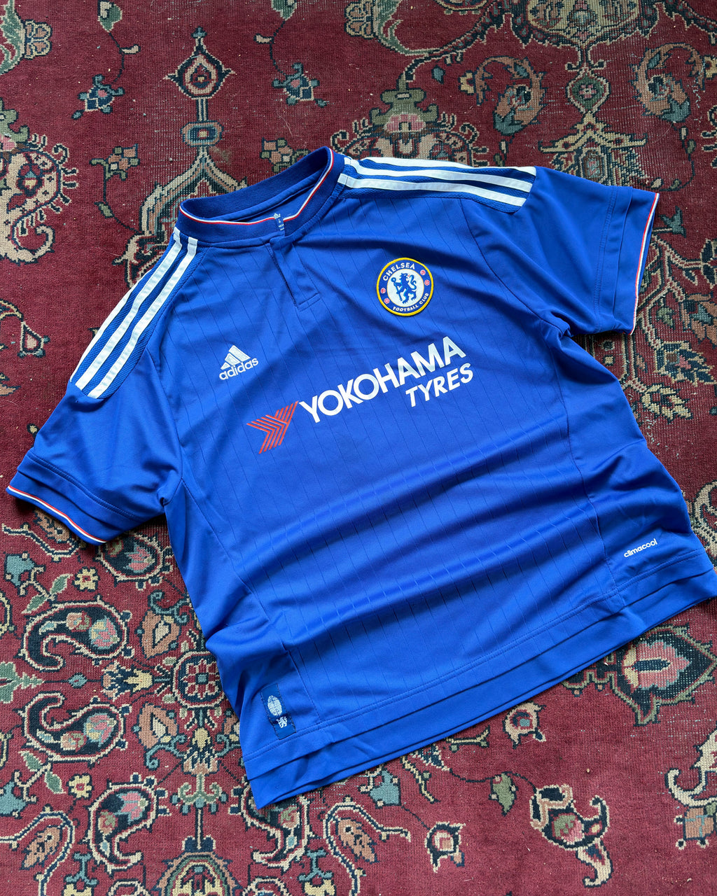 Vintage Chelsea FC Adidas Clima Cool Soccer Jersey Size XL