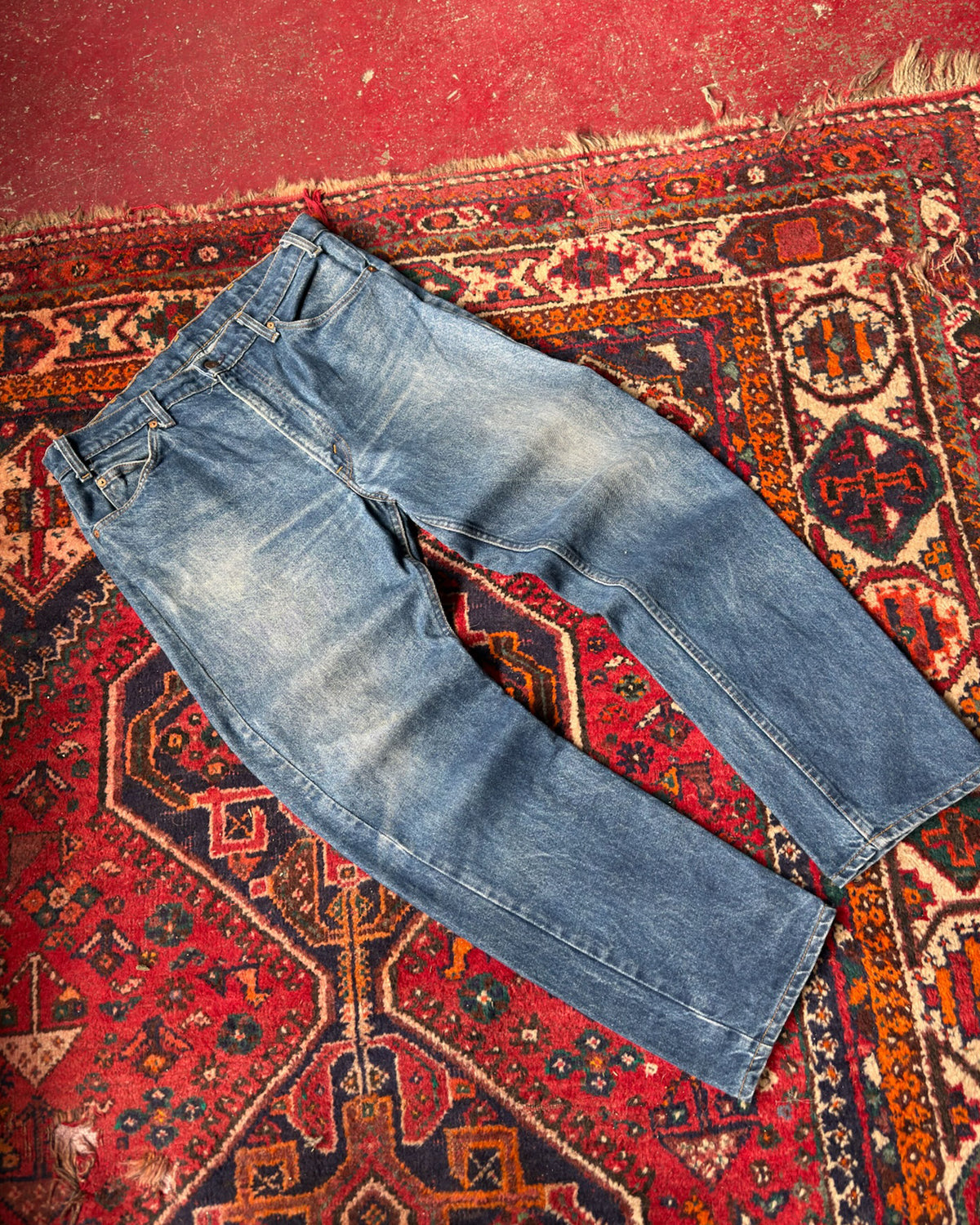 Vintage 80s/90s Levis Orange Tab Dark Wash Denim Pants Size 36