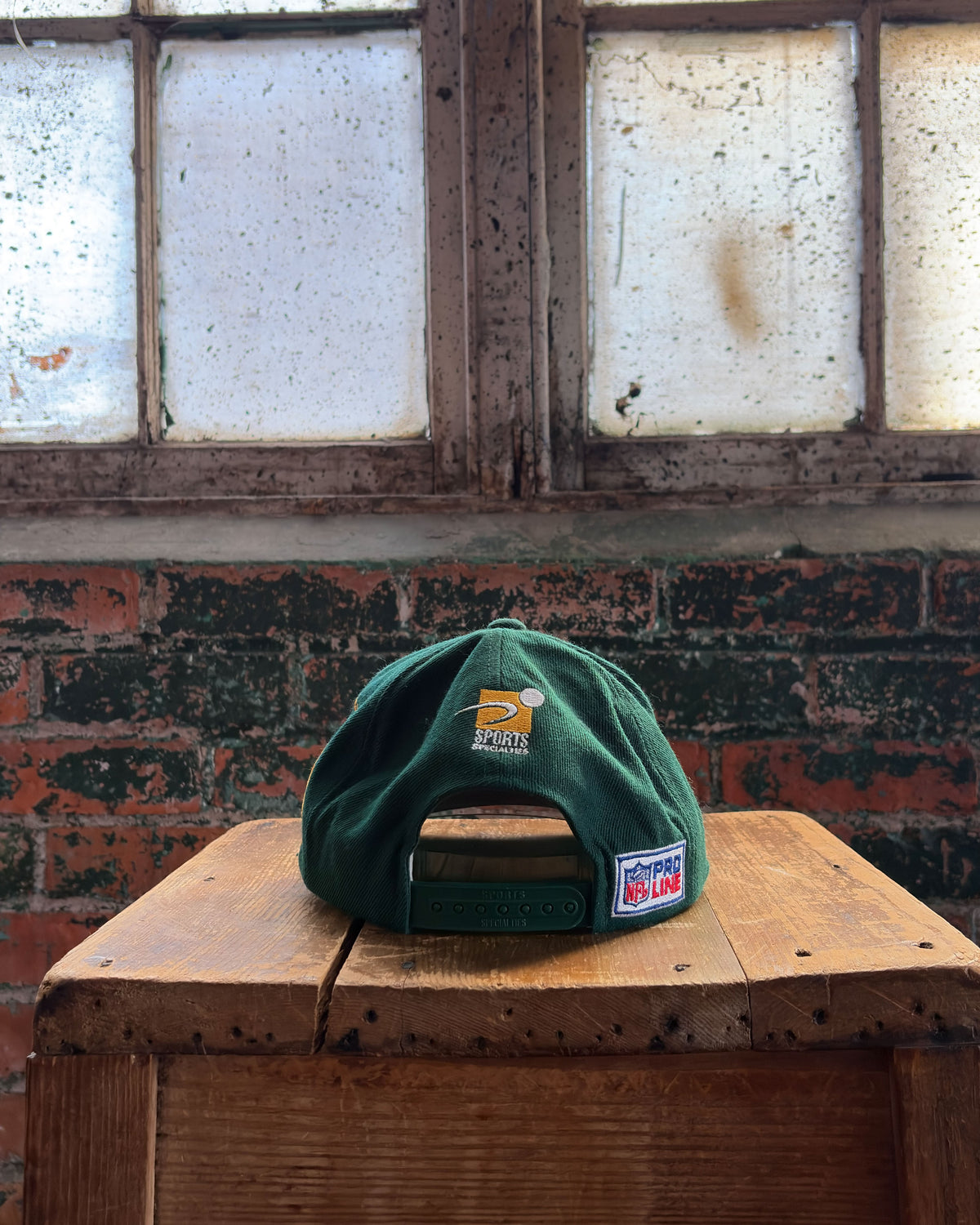 Vintage Green Bay Packers NFL Big Logo Sports Specialties Snapback Hat OSFA