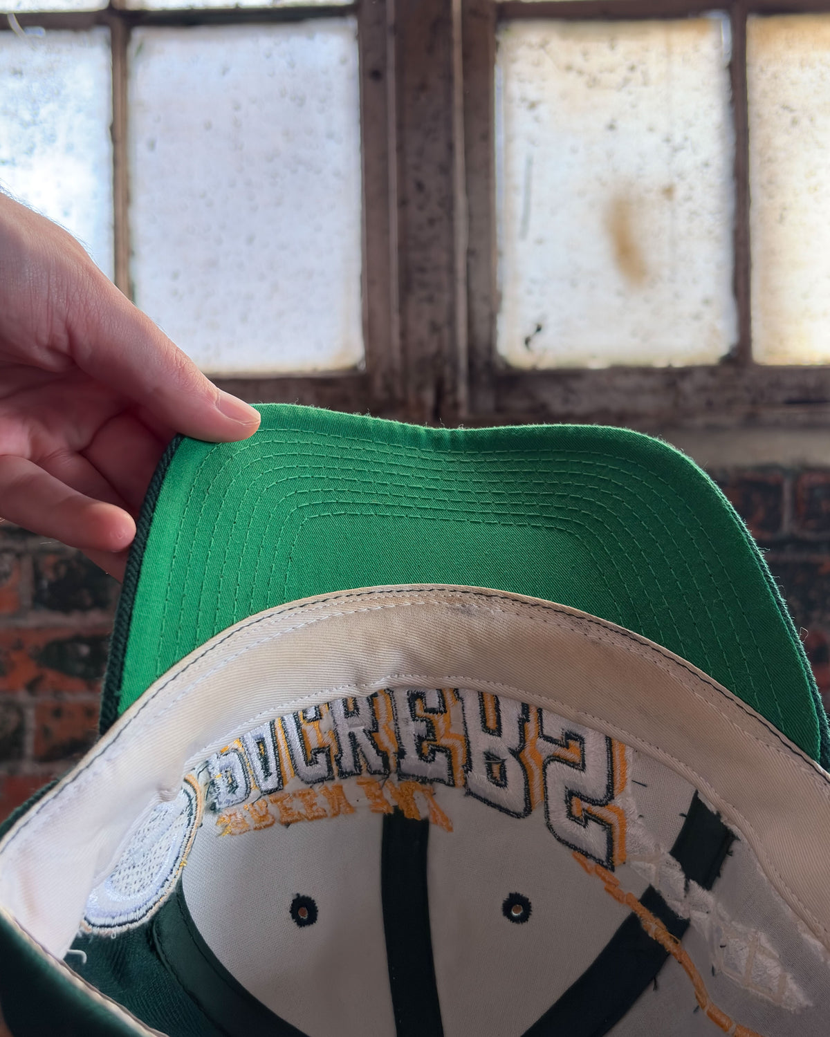 Vintage Green Bay Packers NFL Big Logo Sports Specialties Snapback Hat OSFA