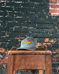 Vintage Green Airways Embroidered Seaplane Spellout Snapback Hat OSFA