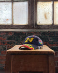Vintage Jeff Gordon #24 Nascar Embroidered Flame Brim Strapback Hat OSFA