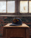 Vintage 80s USS Belleau Wood US Navy Embroidered Snapback Hat OSFA