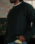 Vintage 90s Don Douglass Cable Knit Style Pullover Knit Sweater Size Large