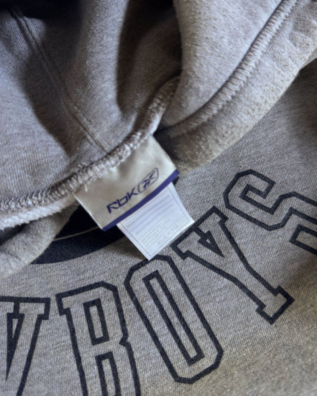 Vintage Dallas Cowboys NFL Spellout Graphic Hooded Sweatshirt Size XL