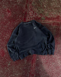 Vintage Nike Embroidered Mini Swoosh Navy Crewneck Sweatshirt Size Large