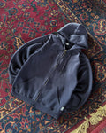 Vintage 80s/90s Discus Full Zip Blank Navy Blue Hooded Sweatshirt Size