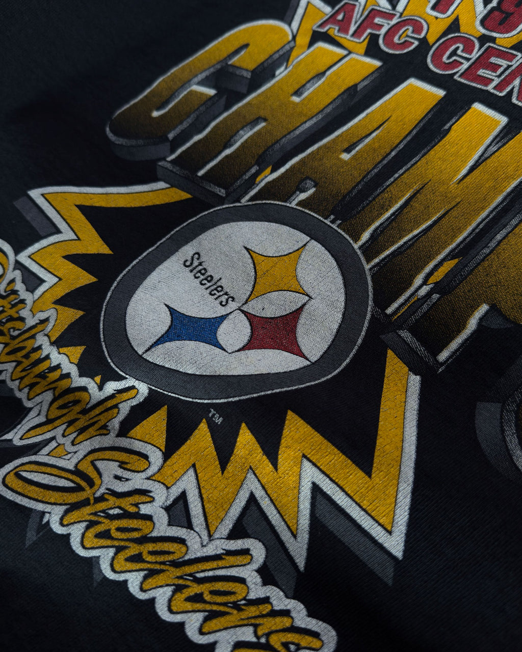 Vintage 1994 Pittsburgh Steelers NFL AFC Champs Football Sweatshirt Size XL