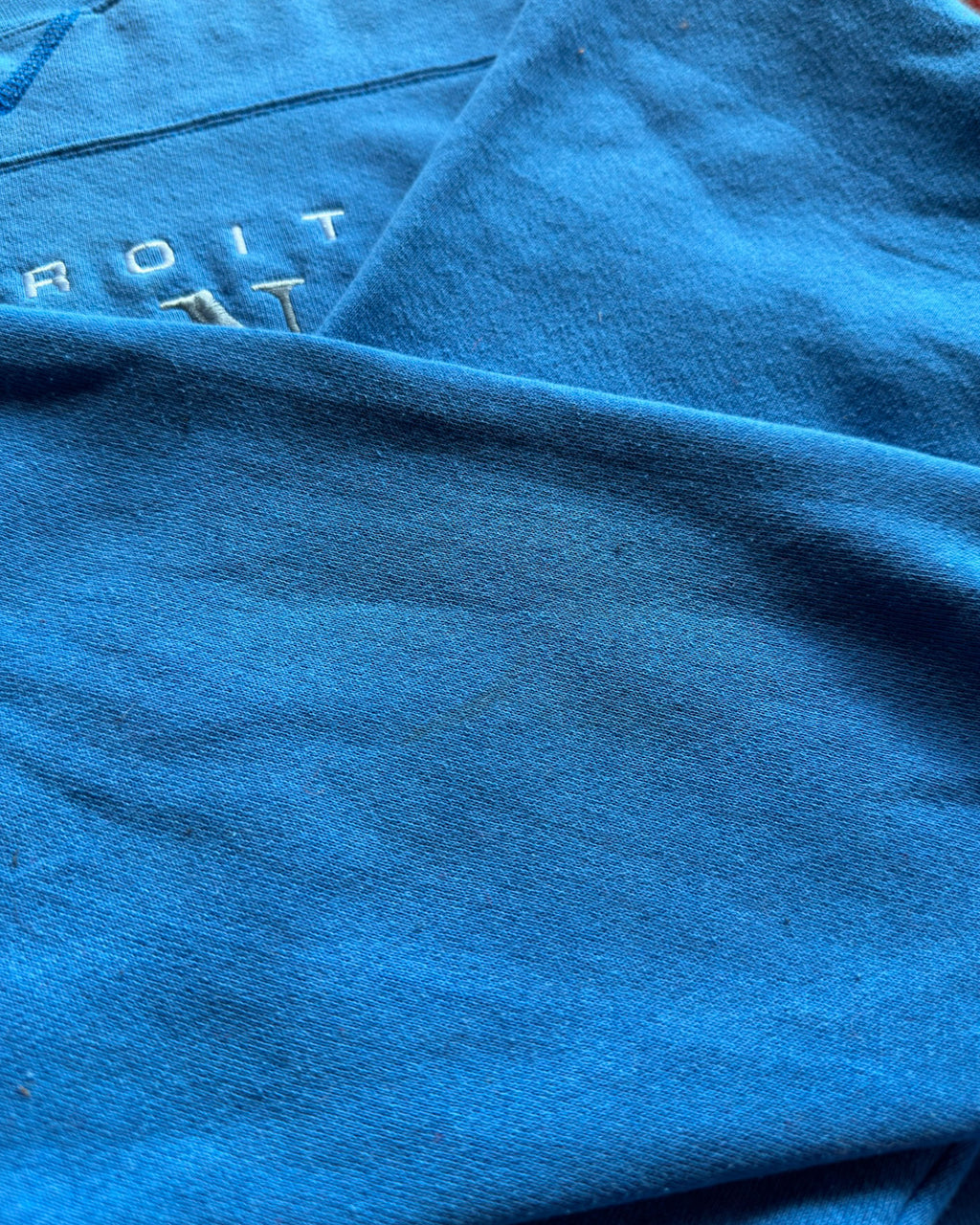Vintage Detroit Lions NFL Embroidered Spellout Sweatshirt Size 2XL