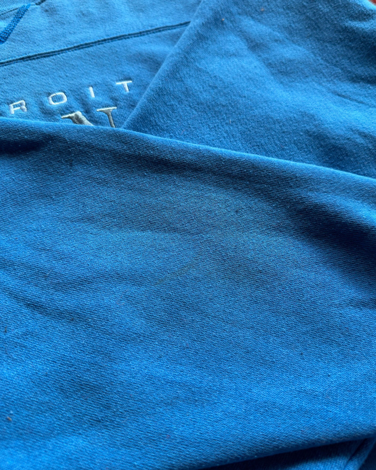 Vintage Detroit Lions NFL Embroidered Spellout Sweatshirt Size 2XL