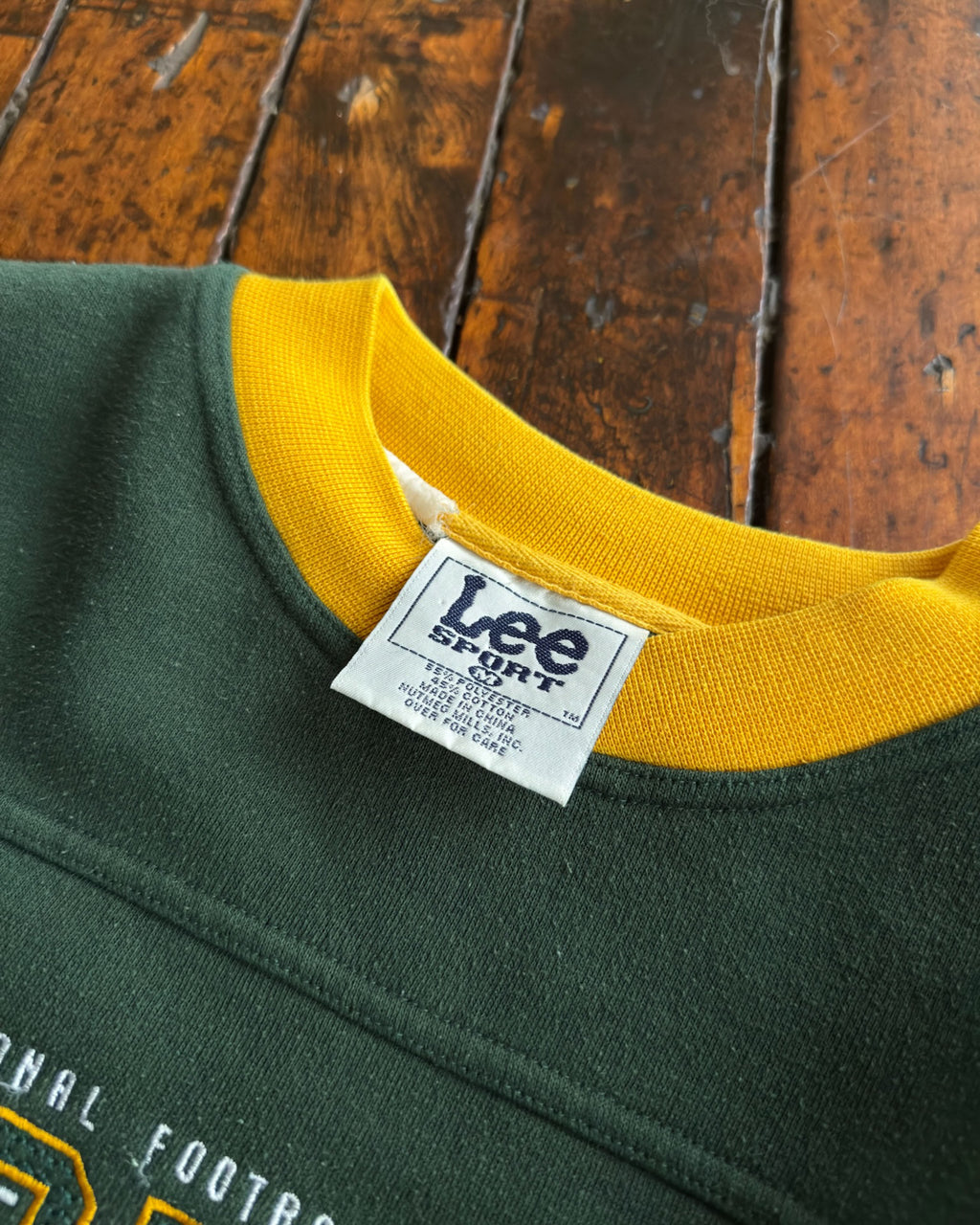 Vintage Youth Green Bay Packers NFL Embroidered Logo Spellout Sweatshirt Size Youth Medium