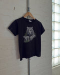 Vintage 2003 Youth White Tiger Nature Graphic T-Shirt Size Large 14-16