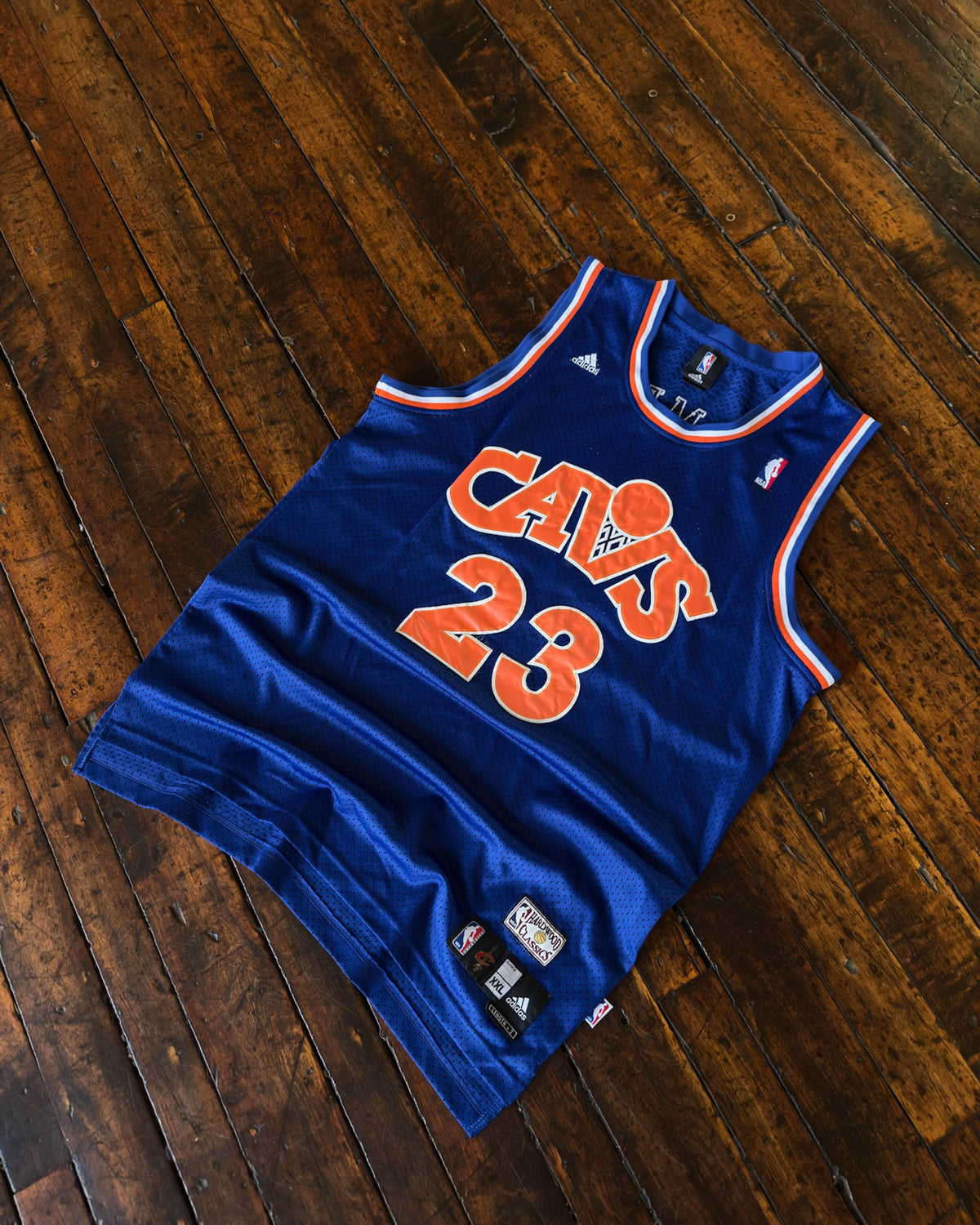 Lebron James #23 Cleveland Cavaliers NBA Retro Adidas Basketball Jersey Size 2XL