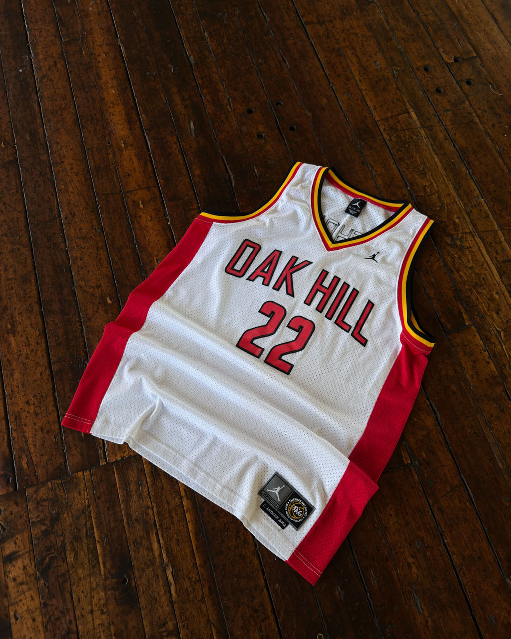 Carmelo Anthony #22 Oak Hill Academy Throwback Jordan Basketball Jersey Size XL