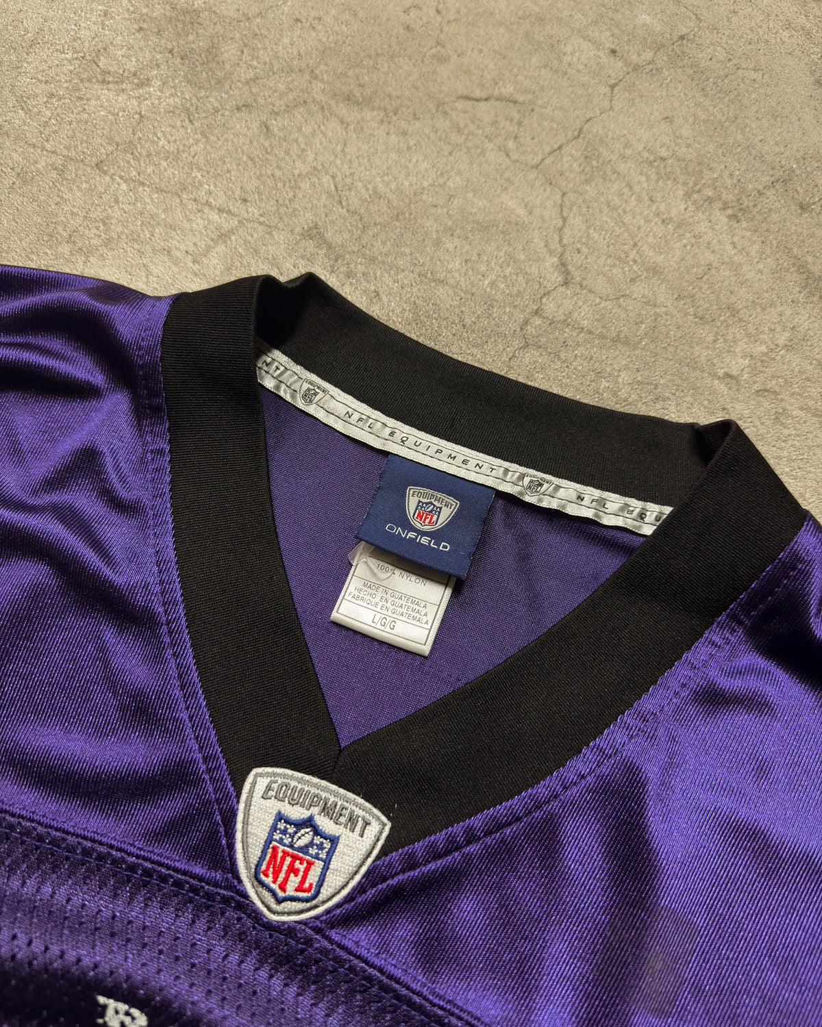 Joe Flacco #5 Baltimore Ravens NFL Reebok Football Jersey Size Large