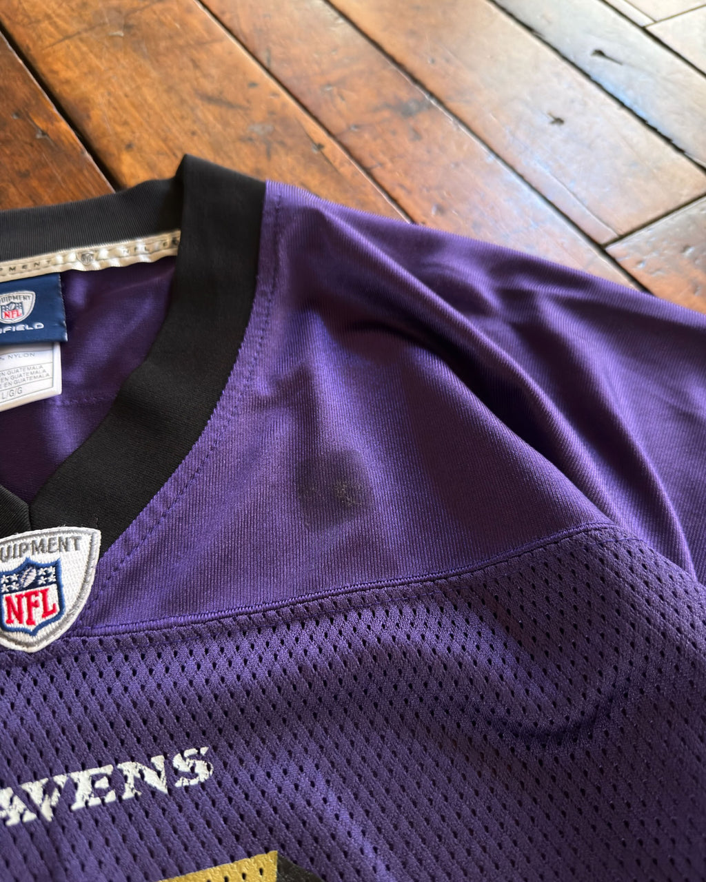 Joe Flacco #5 Baltimore Ravens NFL Reebok Football Jersey Size Large