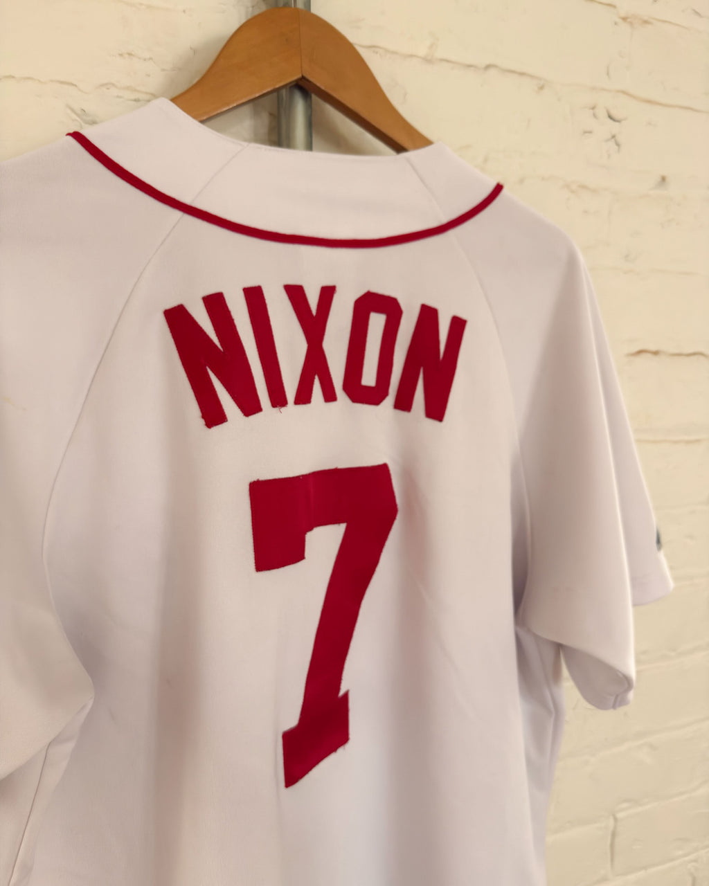Trot Nixon #7 Boston Red Sox MLB Majestic Baseball Jersey Size Large