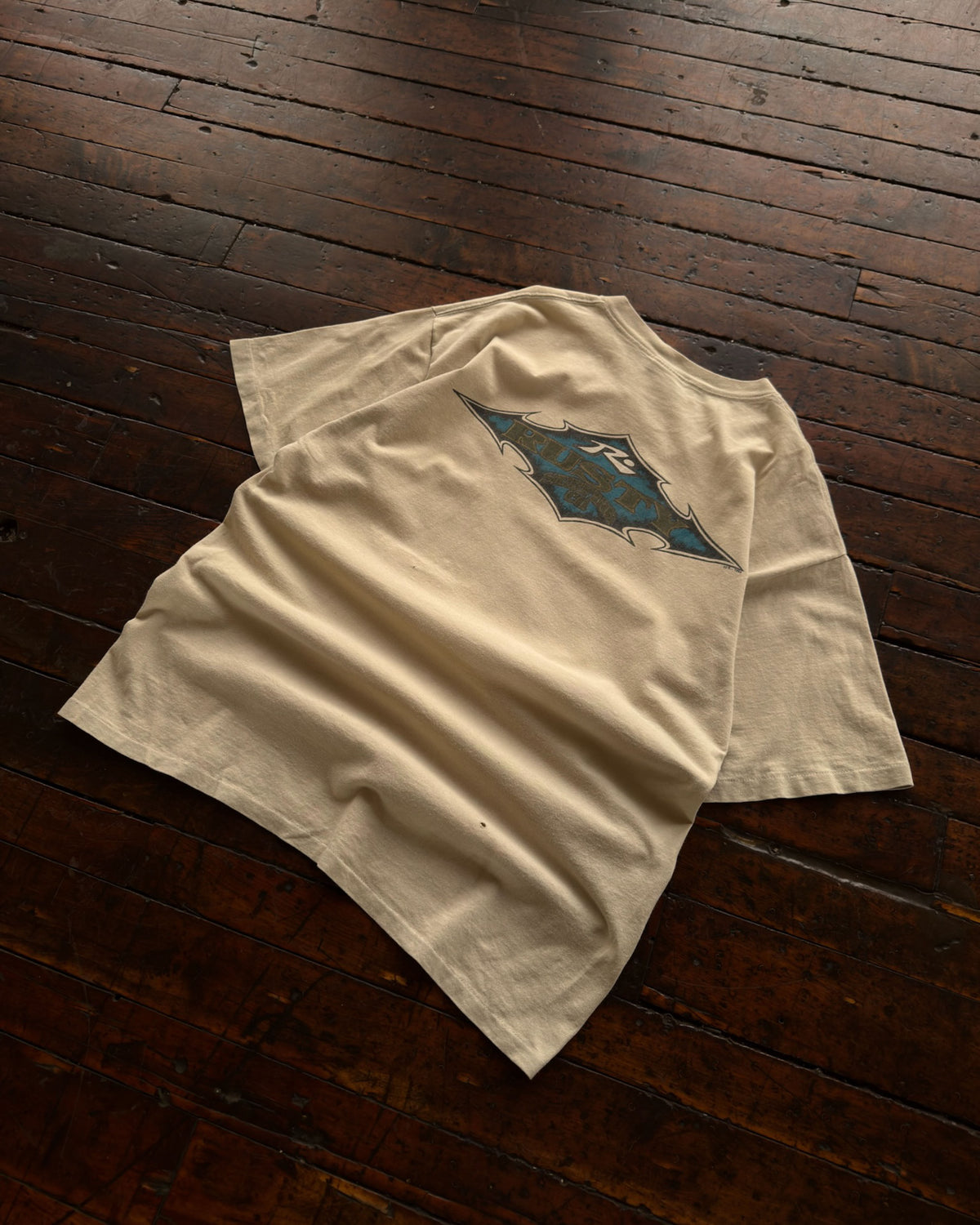 Vintage 1994 Rusty Surfing Co Logo Graphic Surfwear T-Shirt Size XL