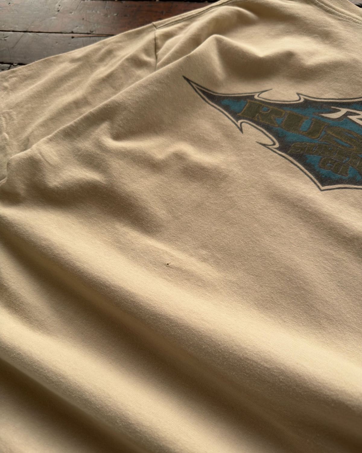 Vintage 1994 Rusty Surfing Co Logo Graphic Surfwear T-Shirt Size XL