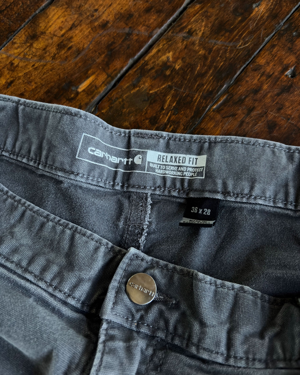 Carhartt Canvas Workwear Relaxed Fit Five Pocket Pants Size 36