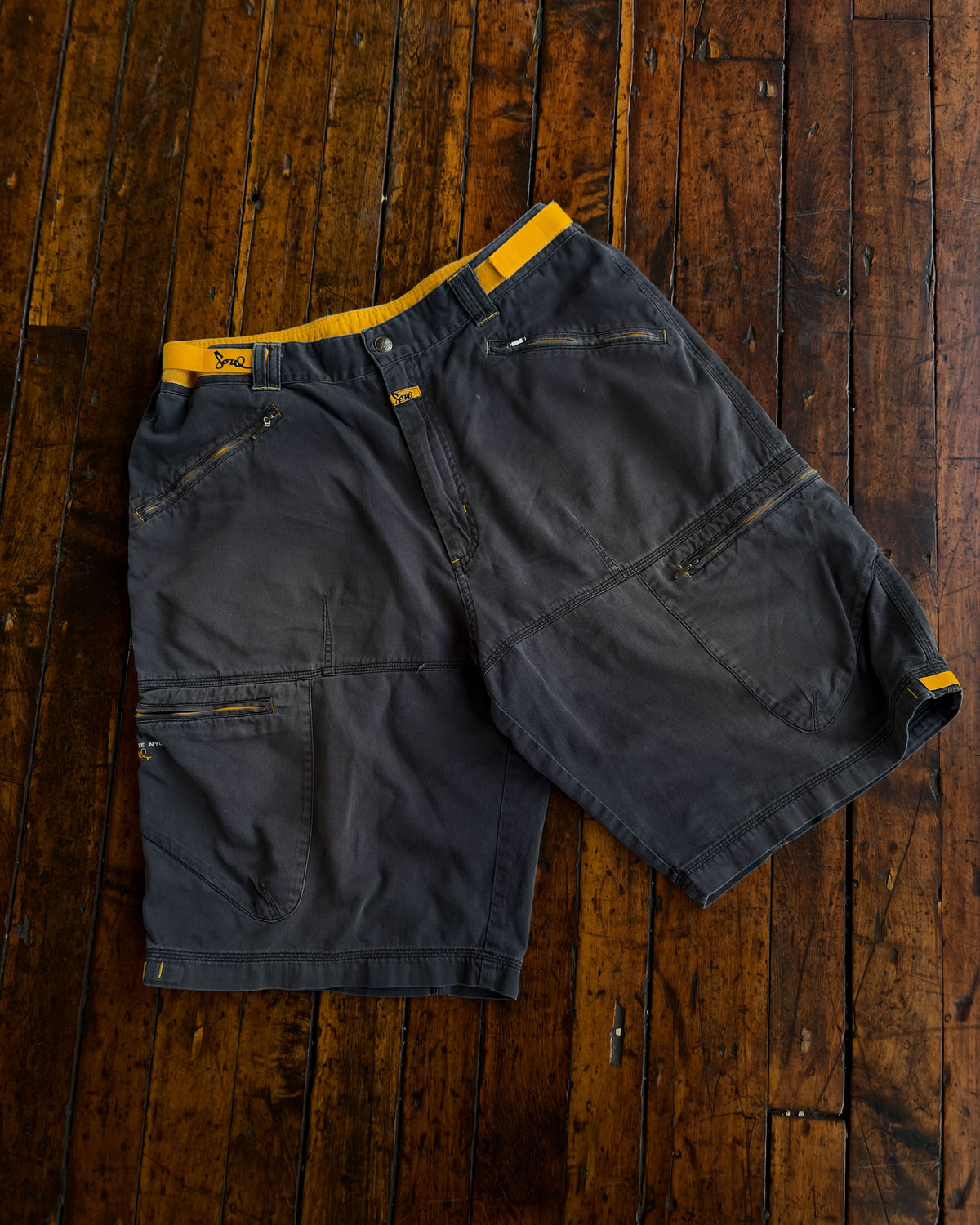 Vintage Y2K Triple Five NYC Soul Tactical Two Tone Cargo Shorts Size 36