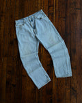 Vintage 90s Levis 505 Red Tab Regular Fit Straight Leg Light Wash Denim Pants Size 36