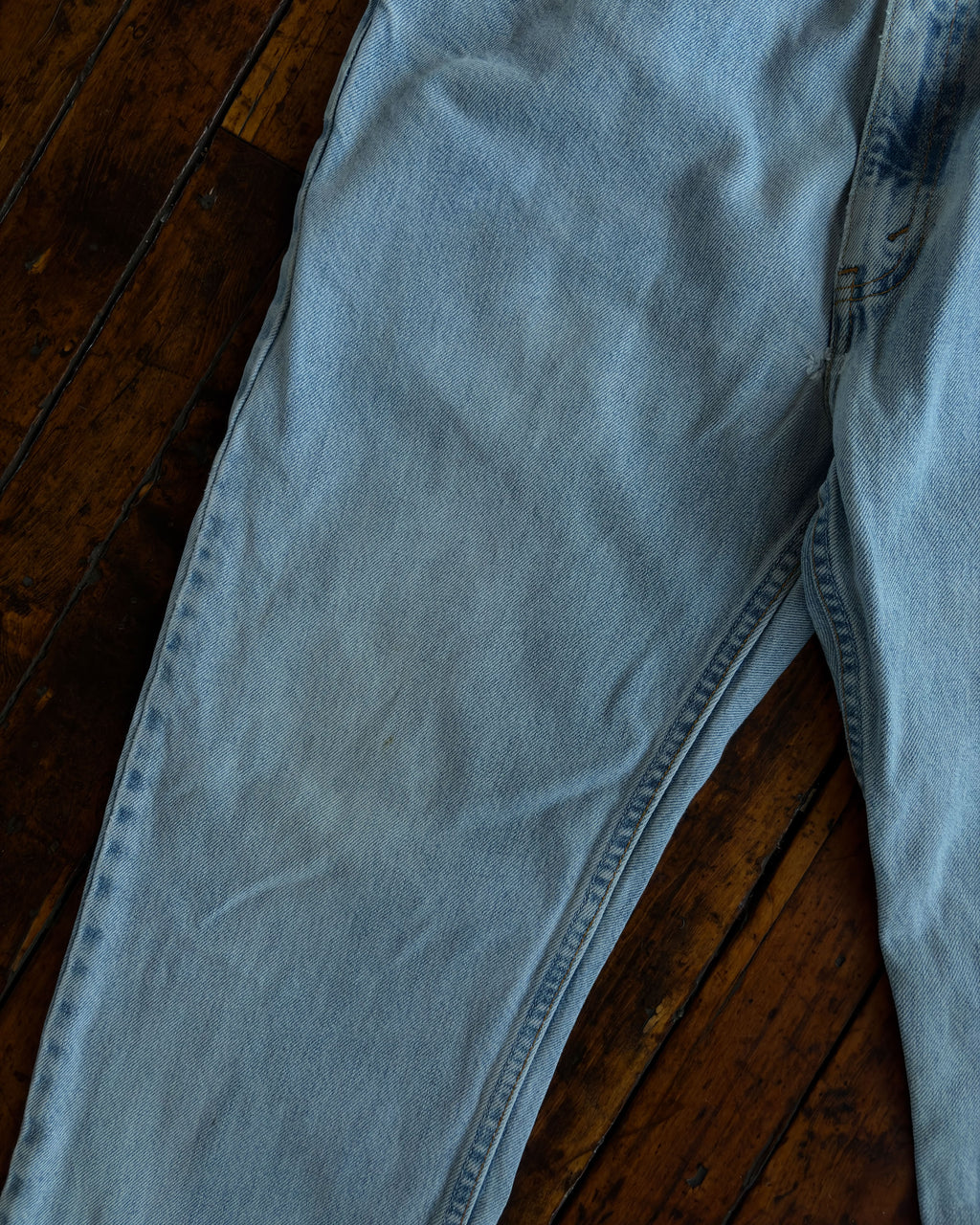 Vintage 90s Levis 505 Red Tab Regular Fit Straight Leg Light Wash Denim Pants Size 36