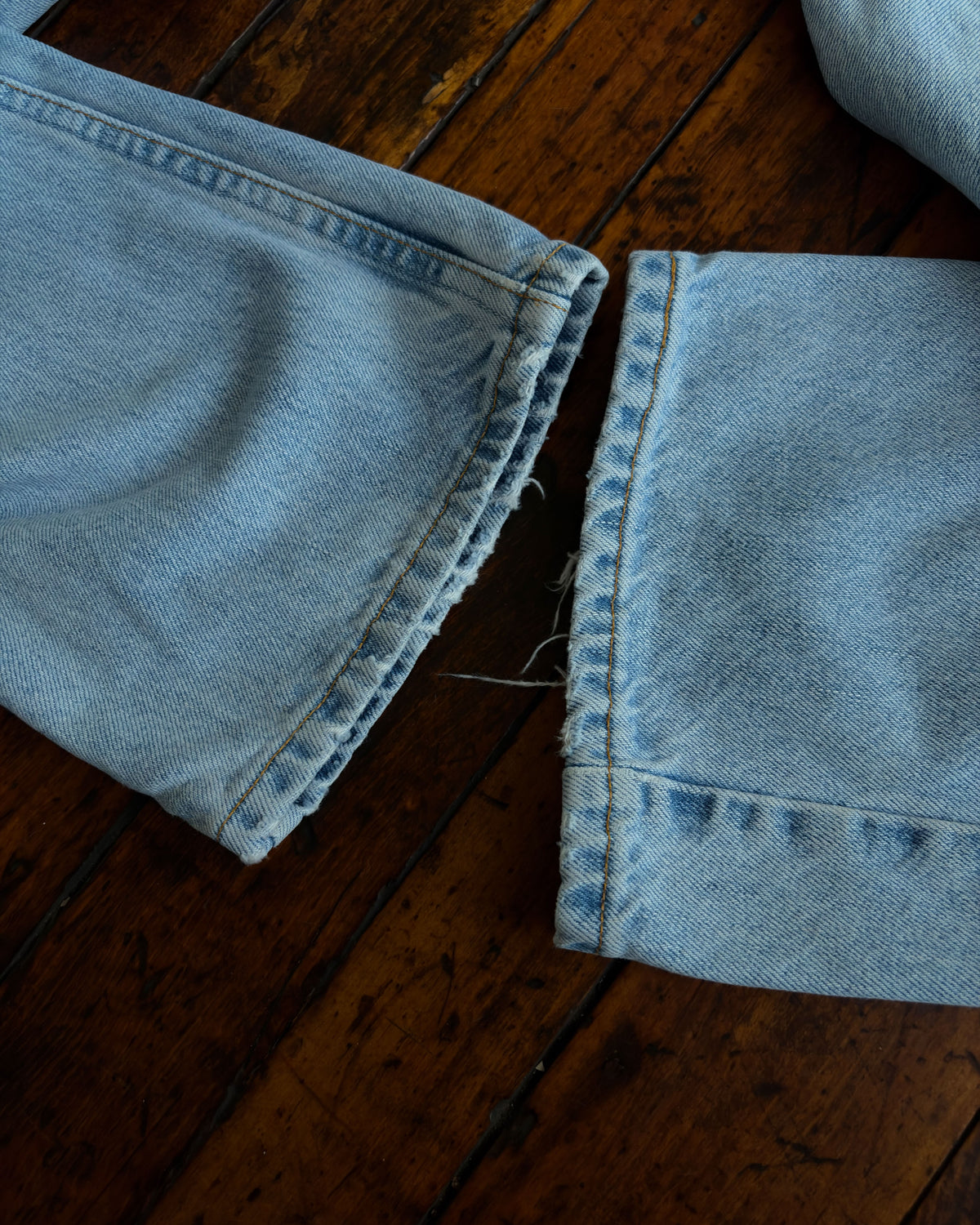 Vintage 90s Levis 505 Red Tab Regular Fit Straight Leg Light Wash Denim Pants Size 36