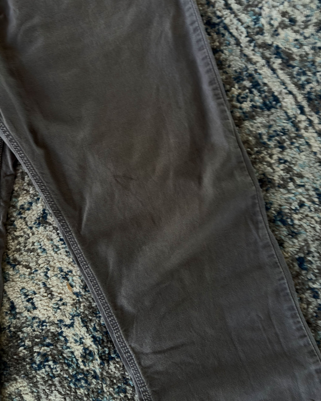 Carhartt Canvas Workwear Relaxed Fit Gray Five Pocket Pants Size 38
