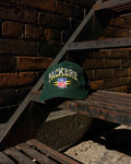 Vintage 90s Green Bay Packers NFL Embroidered Logo Athletic Diamond Snapback Hat Size OSFA