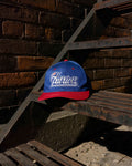 Vintage 90s New England Patriots Embroidered Script Spellout Snapback Hat Size OSFA
