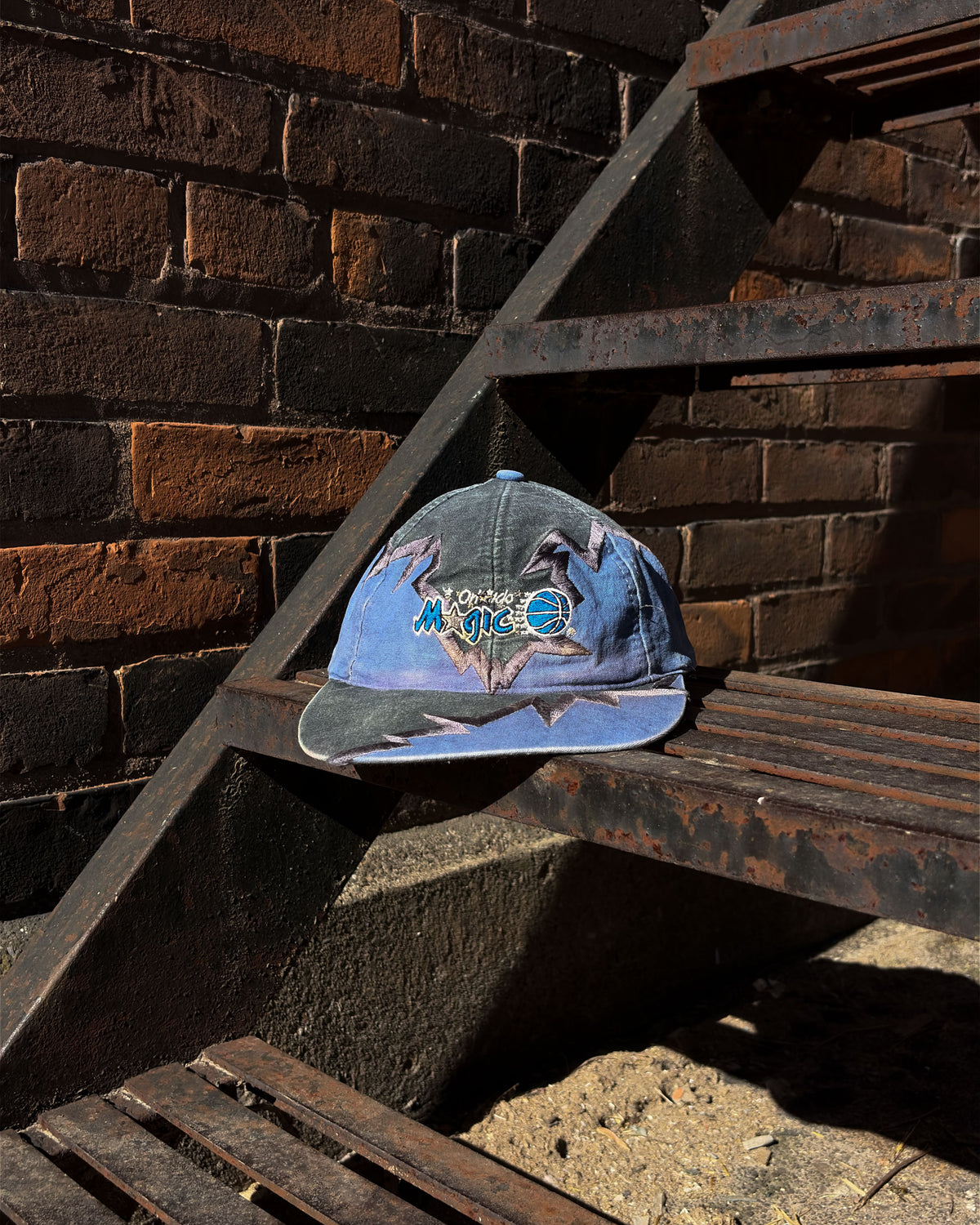 Vintage 90s Orlando Magic NBA Drew Pearson Shockwave Strapback Hat Size OSFA