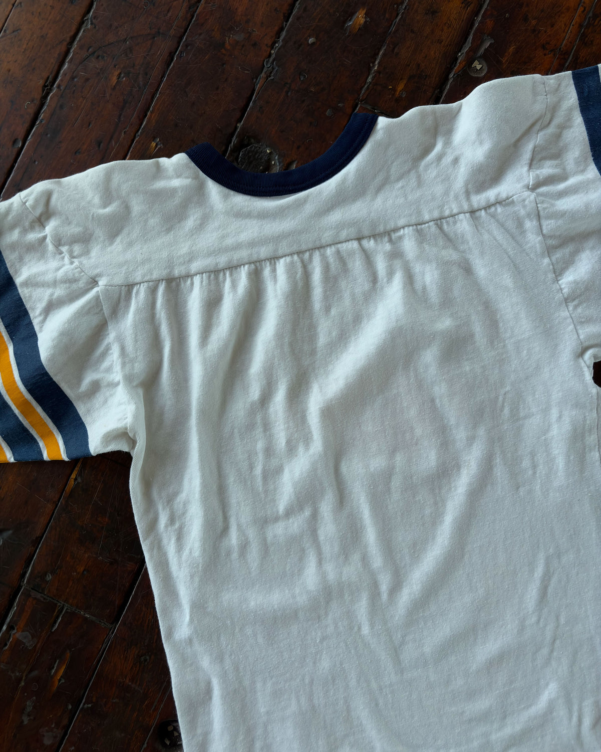 Vintage 80s University Of Michigan NCAA 100% Cotton Football Jersey Size