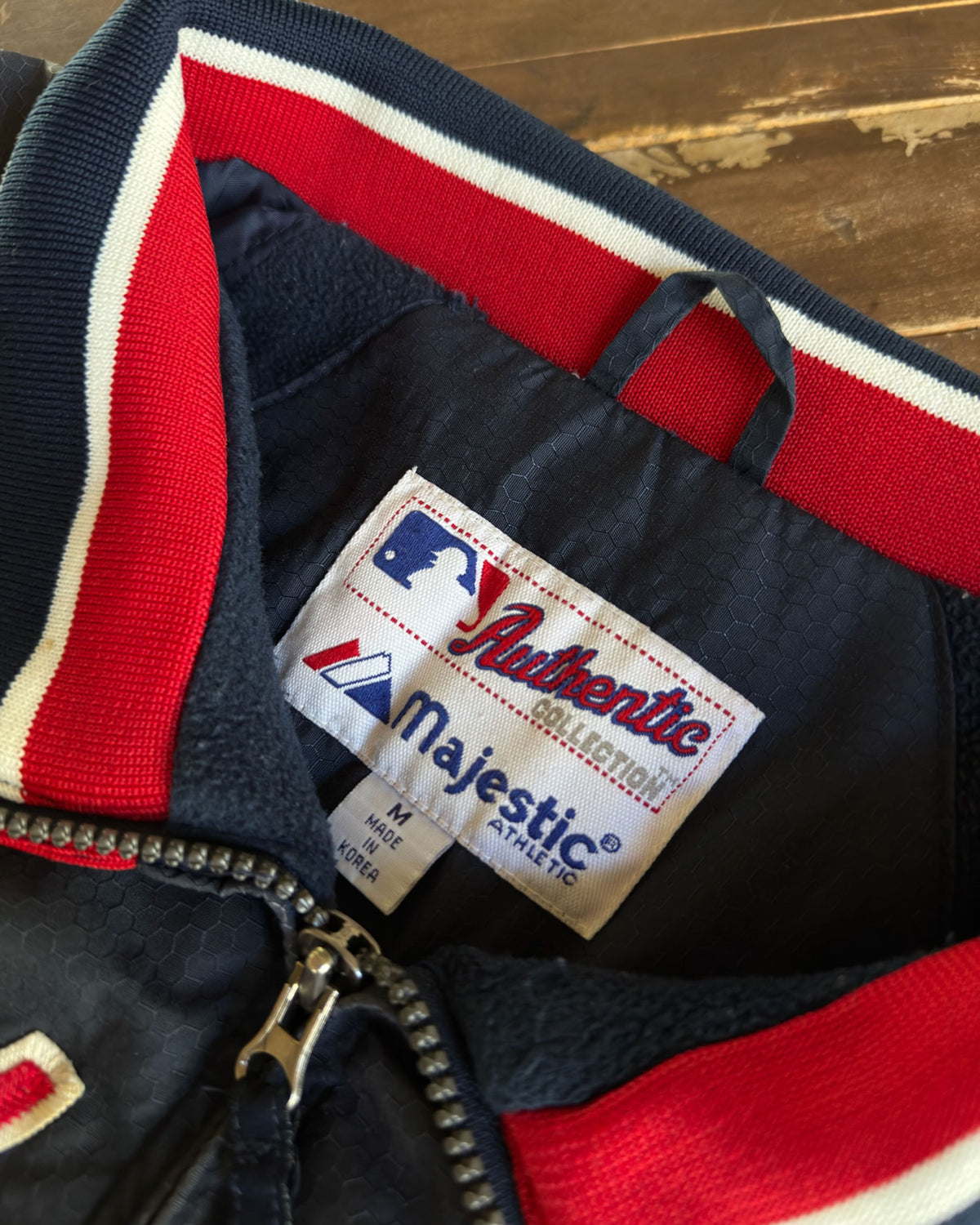 Vintage Minnesota Twins MLB Full Zip Baseball Bomber Jacket Size Medium