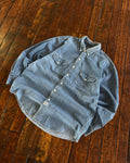Vintage Gap Medium Wash Denim Long Sleeve Button Up Size Large