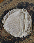 Vintage 90s L.L. Bean Plaid Long Sleeve Button Up Size Large