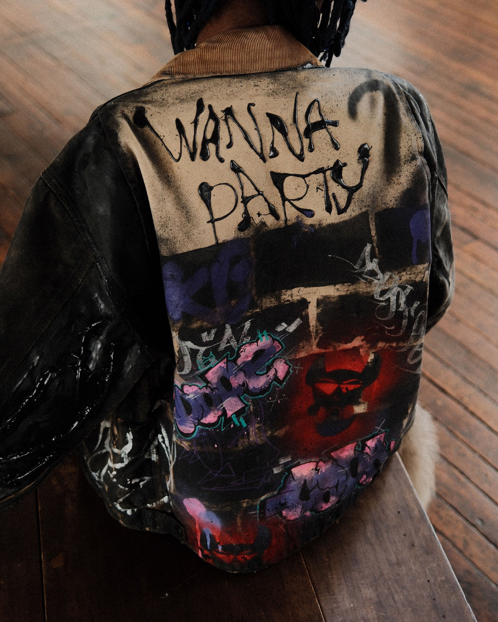 Dropspot X Dope Chief Carhartt Blanket Lined Canvas Detroit Jacket Size Large